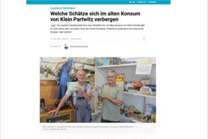 Sächsische Zeitung - Welche Schätze sich im alten Konsum von Klein Partwitz verbergen - Partwitzer Seenpark