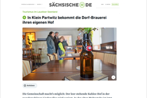 Sächsische Zeitung - In Klein Partwitz bekommt die Dorf-Brauerei ihren eigenen Hof
