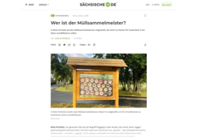 Sächsische Zeitung - Wer ist der Müllsammelmeister
