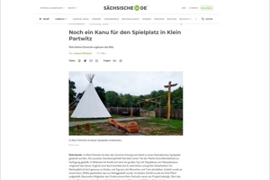 Sächsische Zeitung - Noch ein Kanu für den Partwitzer Seenpark in Klein Partwitz