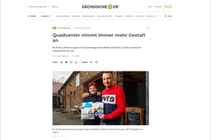 Sächsische Zeitung - Quadcenter nimmt immer mehr Gestalt an - Partwitzer Seenpark