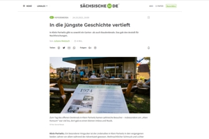 Sächsische Zeitung - Wiederentdeckung eines Kriegerdenkmales